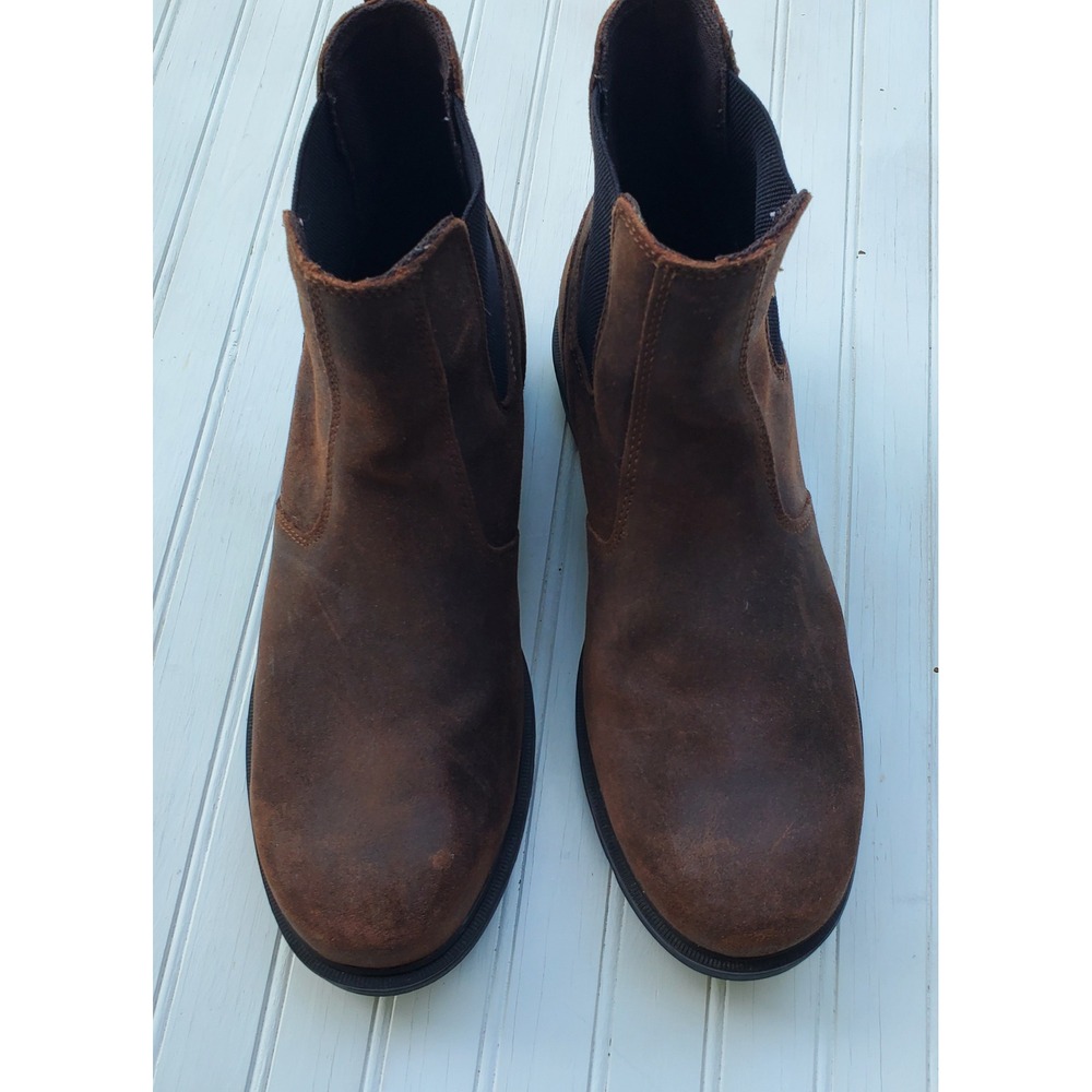 Sorel Caribou Chelsea Waterproof Brown Leather Mens Boots NM4900-256 Size 11 - Picture 6 of 8